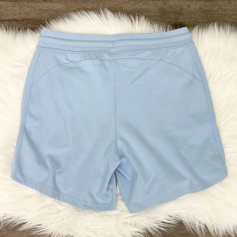 Alphalete Womens XL Light Blue Soft Pull On Shorts Sporty Lounge - Picture 2 of 7